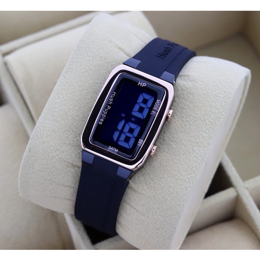 BISA COD✅ Jam tangan Hush puppies HP 3133 Strap karet Capsul Digital