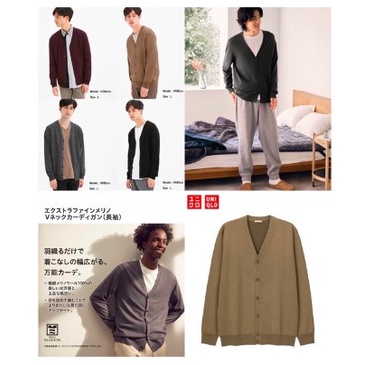 UNIQLO V Neck Fine Cardigan