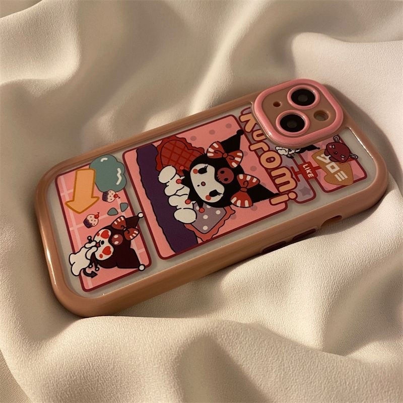 Case Motif Print Kulomi Untuk IPhone Pro Max 12 11 13 14 Xs Xr Xsmax Ddwrg