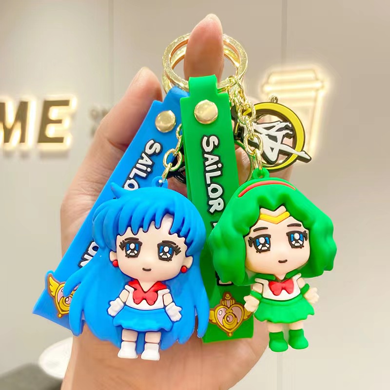 (WPJ-SAILORMOON) GANTUNGAN KUNCI SAILORMOON / PAJANGAN SAILORMOON / FIGURE SAILORMOON / DEKORASI ANIME / MINI FIGURE / PAJANGAN MOBIL