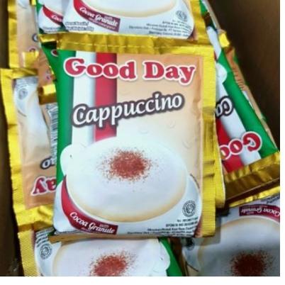 

Star seller--Good Day Cappuccino GoodDay - 1 Renceng isi 10 Sachet @25 Gram