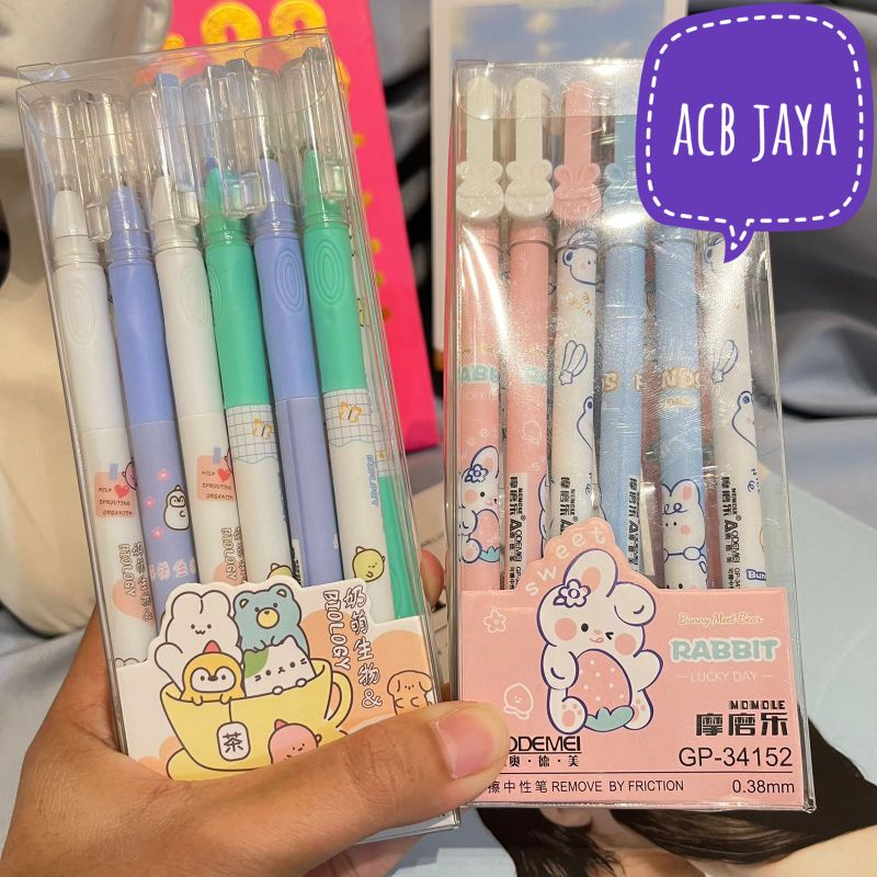 

Pen Eraser / Bolpen Bisa Dihapus isi 12 Pcs