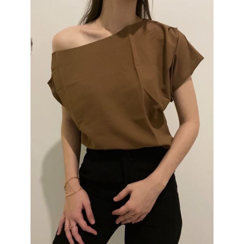 Angelin Top baju Atasan Wanita Terbaru Kekinian Outfit Remaja