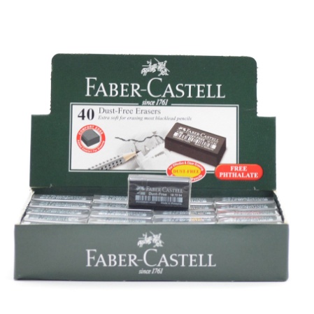 Penghapus / Eraser Faber Castell Kecil Hitam