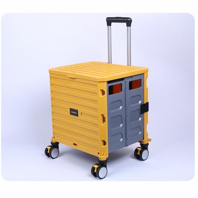 Trolley Troli Lipat Keranjang Tas Belanja Besar Alat Barang Serbaguna