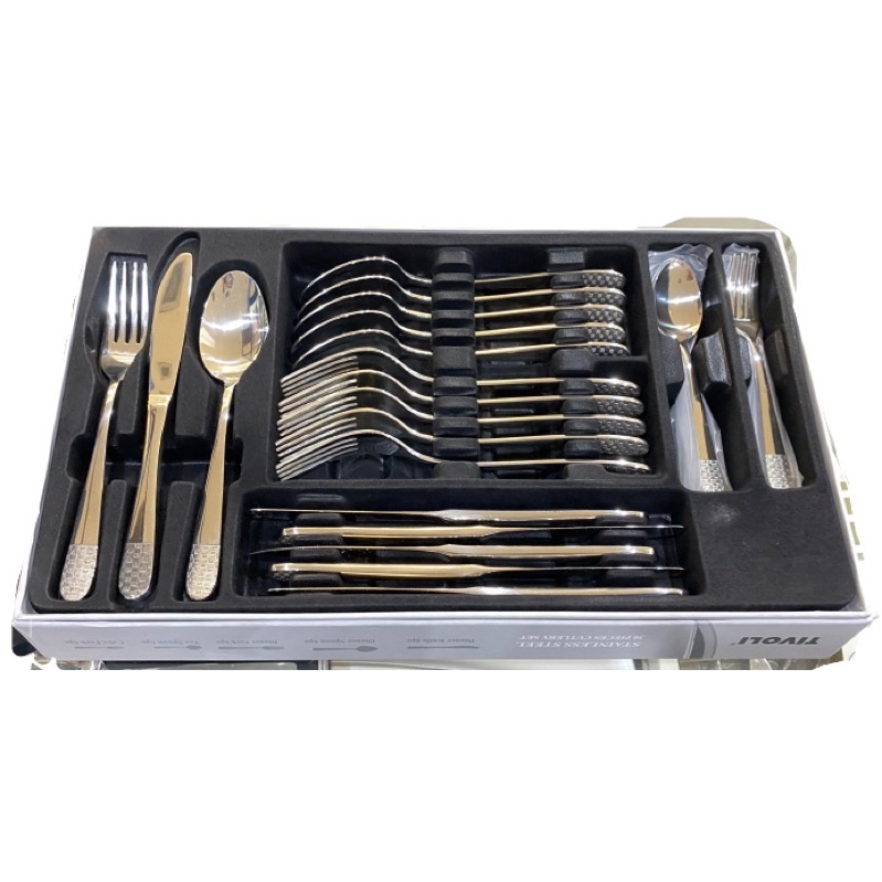 Tivoli Cutlery Set 30 pcs | Set Alat Makan Tivoli isi 30 pcs | Barang Export
