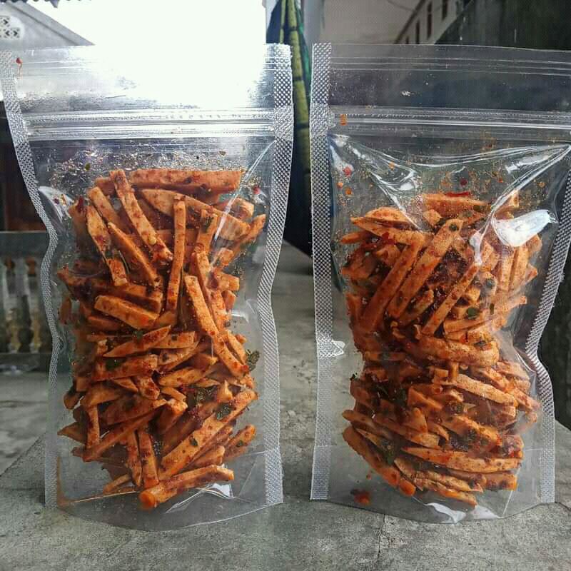 

Basreng Pedas Daun Jeruk Kemasan Pouch ( Paket Hemat )