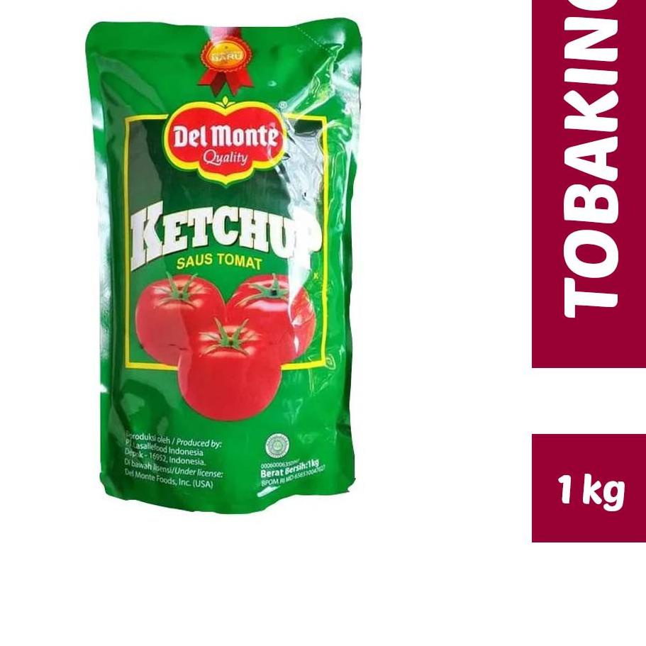 

㊔ Delmonte Saus Tomat Ketchup Pouch 1000 gr BARU 2398 ◉