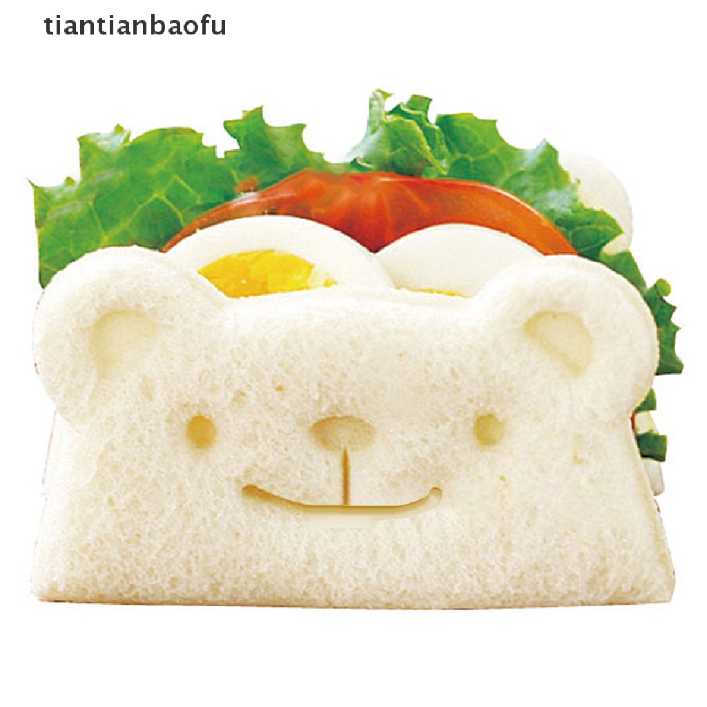 Cetakan Pemotong Roti Sandwich Kue Biskuit Bentuk panda Untuk Anak