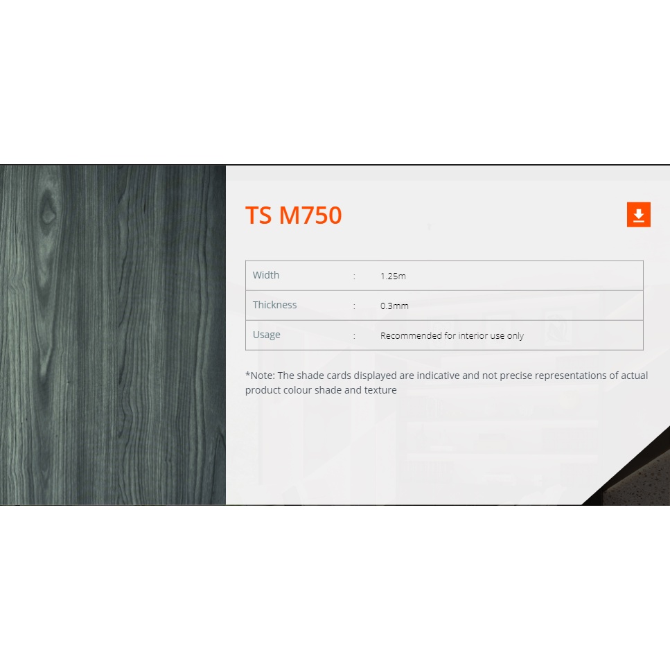 Taco Sheet M750 / Taco Sheet Serat Kayu / Tacosheet Woodgrain