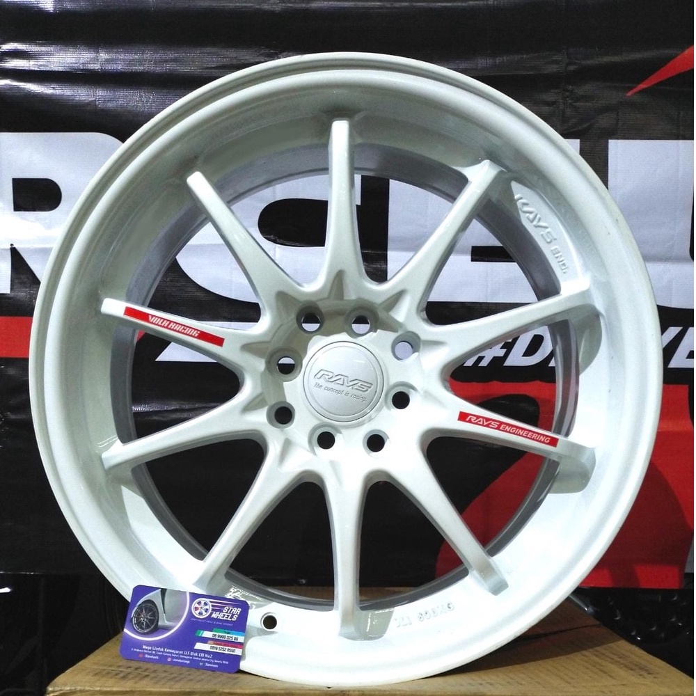 Velg Mobil Rays CE28 R17 x 7.5 Pcd 4x100 .. 4x114.3 ET 37