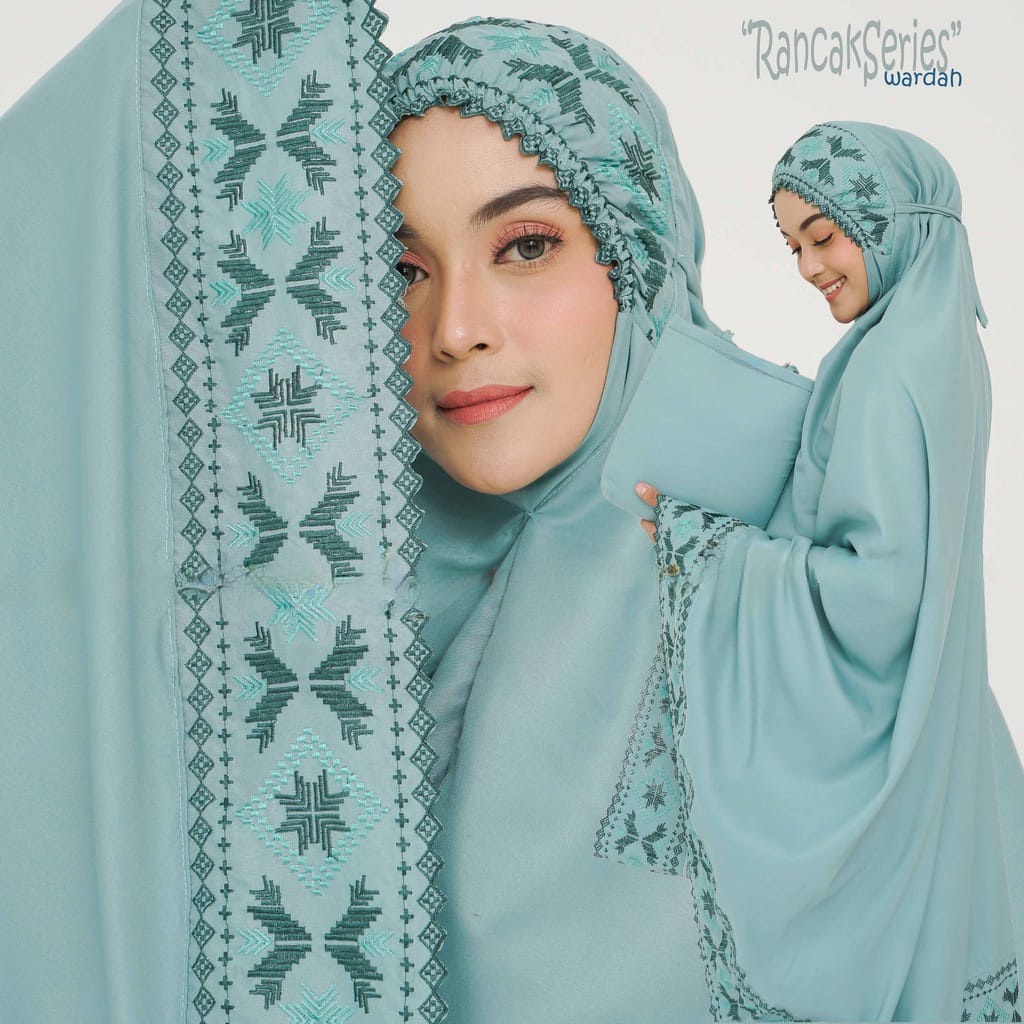 bc-Mukena Bordir Khadijah Songket Jumbo Mukena Premium Bordir Full Mukena Jumbo Aminah Mukena Syahri