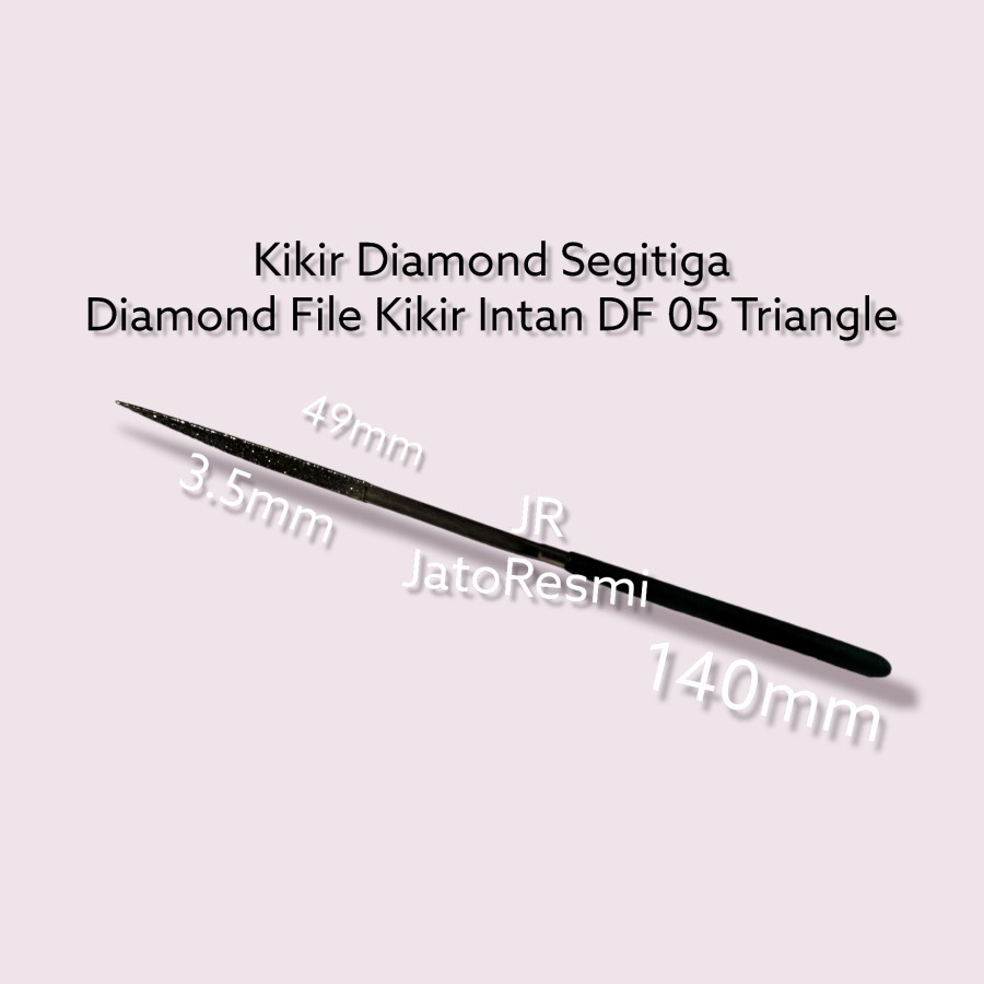 Kikir Diamond Segitiga Diamond File Kikir Intan DF 05 Triangle
