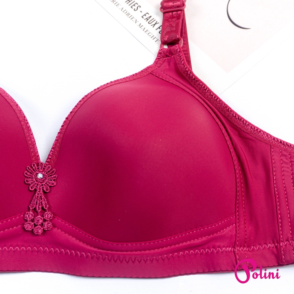 BEE - Bra Bh Jumbo Tanpa Kawat Bh Wanita Kait 3 Polini 8128 / 128