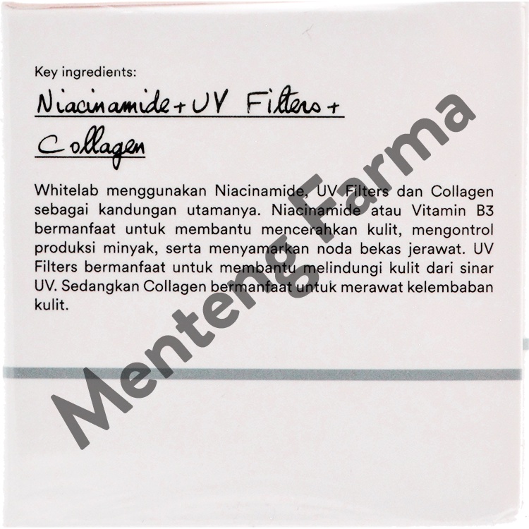 Whitelab Brightening Day Cream 20 Gr - Krim Pagi Untuk Mencerahkan Wajah