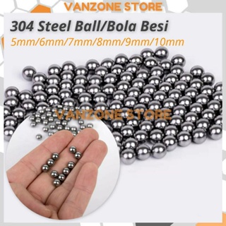 [VANZONE] Bola Besi Kecil untuk bantalan sepeda steel ball Baja tahan karat ukuran 5mm - 10mm isi 100pcs per pack