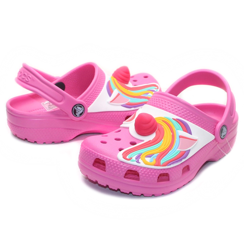 CROCS Sendal CROCS Unicorn CROCS Anak CROCS Anak Perempuan Sandal CROCS Unicorn Tanduk Clog