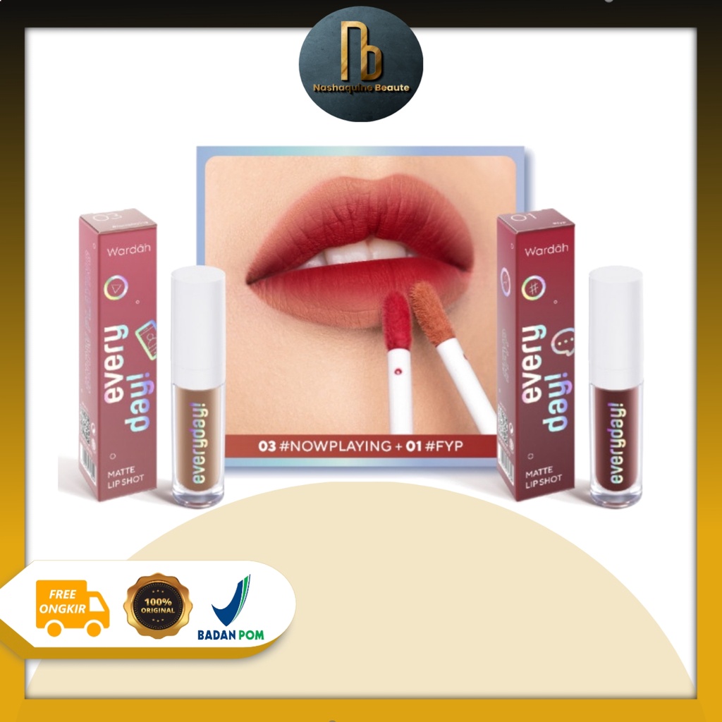 WARDAH Everyday Matte Lip Shot - Lip Cream