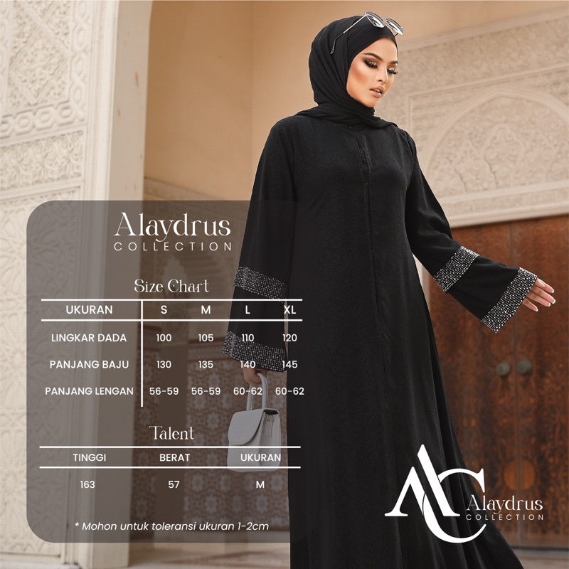 Abaya Gamis Turkey Hitam Saudi Dress Gamis Abaya Turkey Bahan Embos By Alaydrus Collection 883