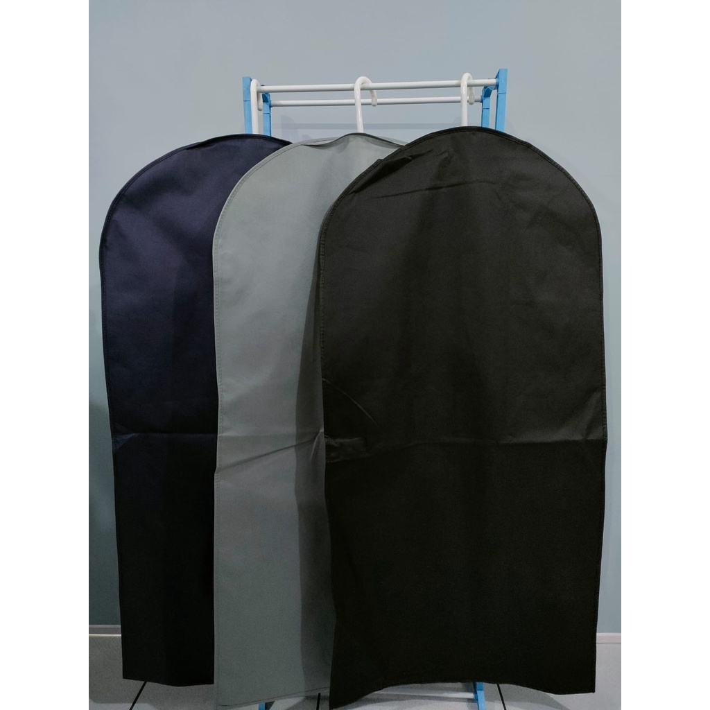 TERBARU-COVER BAJU BAHAN KAIN NON WOVEN - COVER(CLASSY 60X80CM) DAN COVER (GAYA 60X120CM) COVER JAS / SARUNG JAS/ COVER GANTUNGAN BAJU / PELINDUNG BAJU