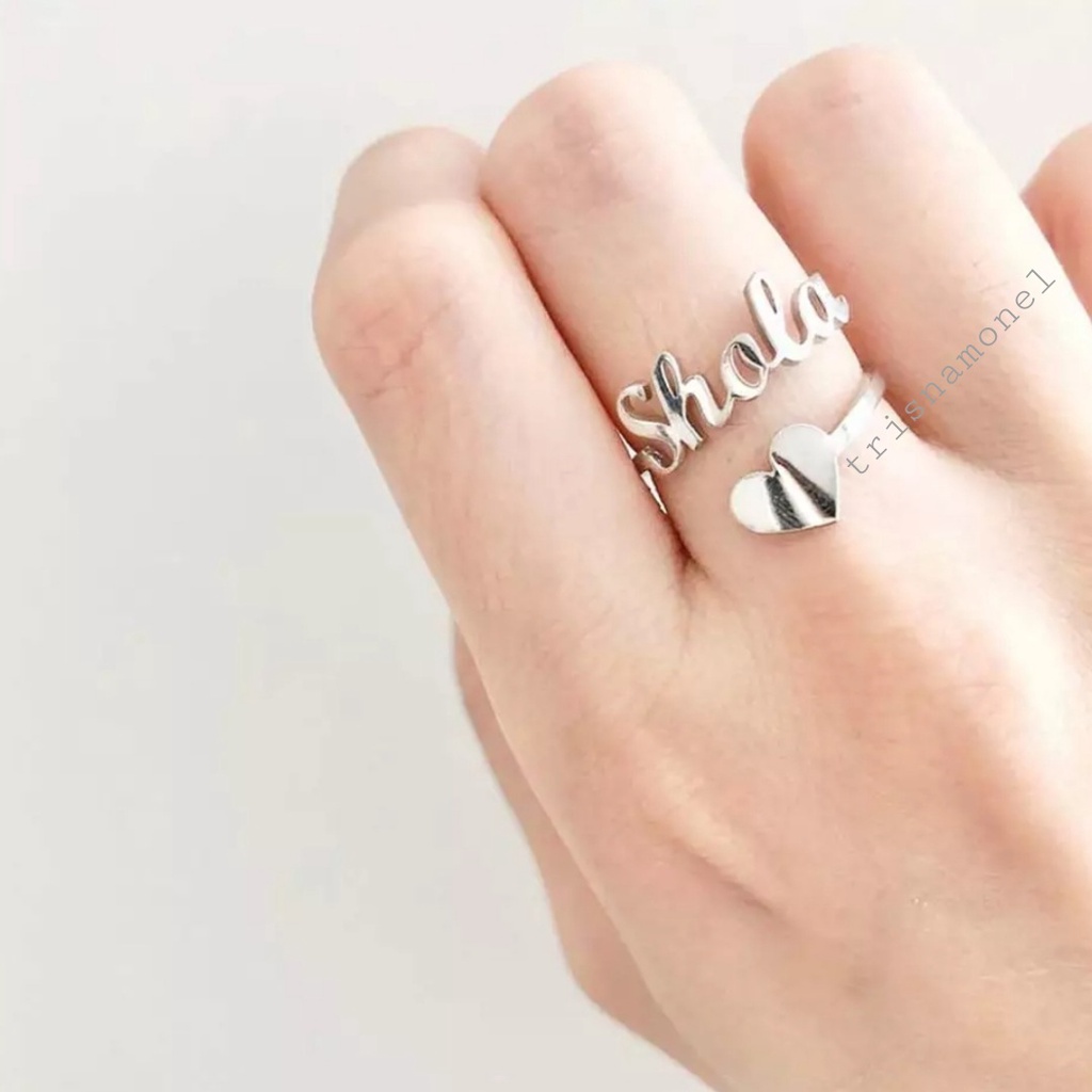 CINCIN CUSTOM NAMA SIZE ANAK DAN DEWASA