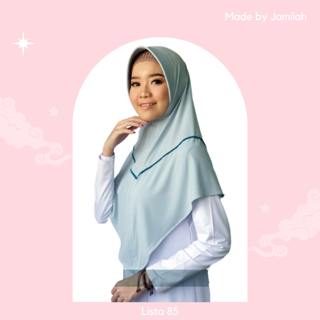 JILBAB L 85 LISTA ORIGINAL JAMILAH HIJAB SIZE L