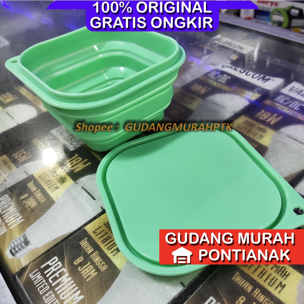 Toples FOOD GRADE Lock Lock Karet Kapasitas 550ML Anti Pecah Karet Full Elastis LOCKNLOCK Collapsible Food Container