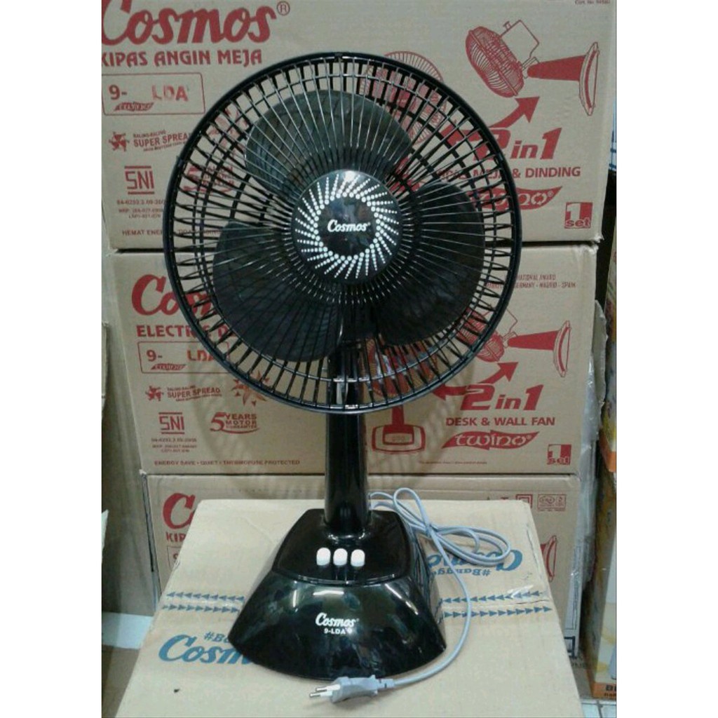 Cosmos Kipas Angin 2in1 (Desk &amp; Wall) 7LDA 9LDA 12LDA Kipas Angin Meja