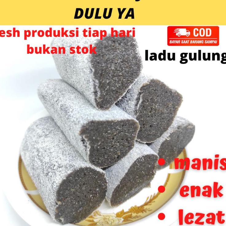 

TRXB6n1M--LADU GULUNG 250 GRAM LADU ENAK LADU KETAN HITAM LADU MANTAP MAKANAN KHAS