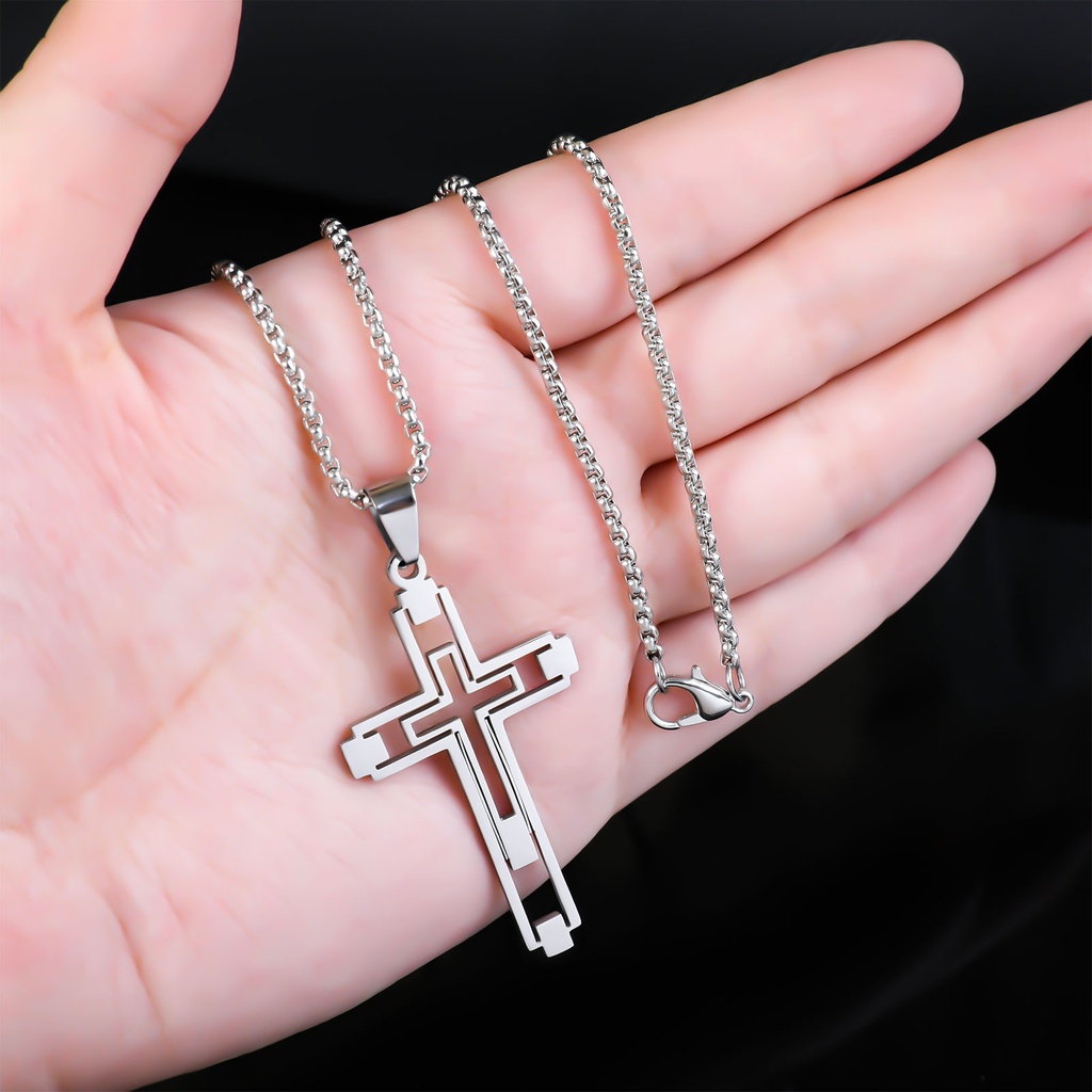 Kalung Choker Bahan Stainless Steel Warna Emas Dan Silver Untuk Pria