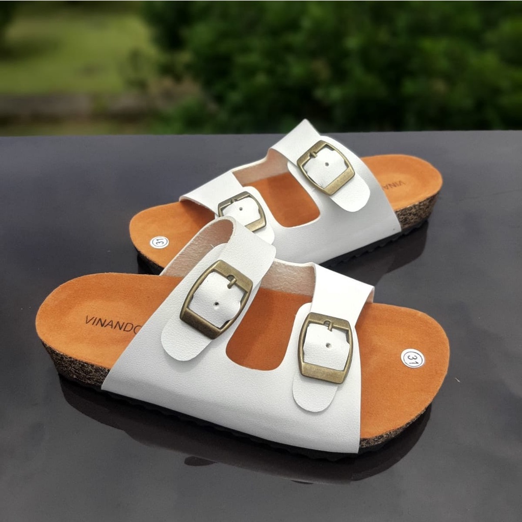 Sandal Wanita Size 37 - 40 TOKOERS SLIP ON SP04 - Sandal Puyuh Perempuan Kulit Sintetis