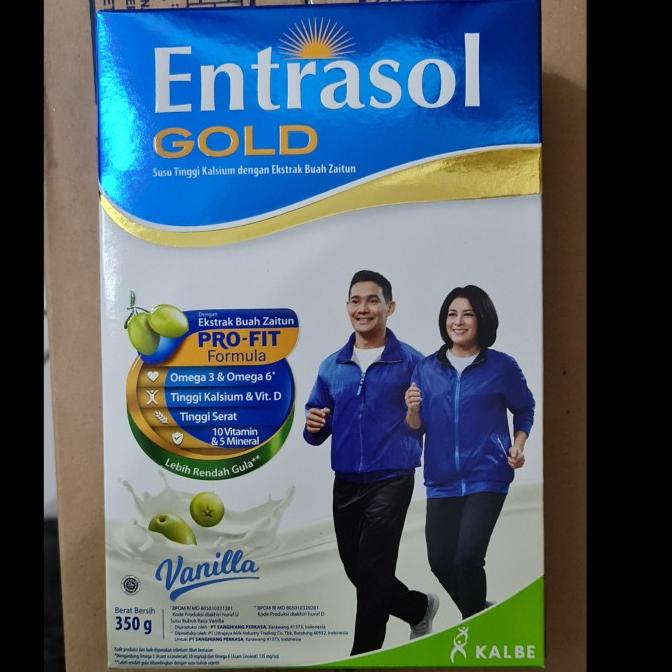 

[ COD ] entrasol gold 350gr vanilla / vanila 350 gr