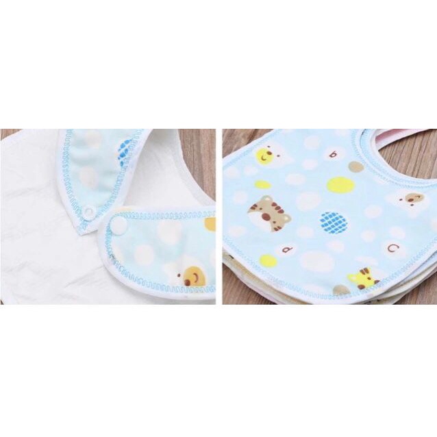 Slabber Bayi Celemek Makan Bayi Handuk Anti Air Liur Anak Bayi Multifungsi