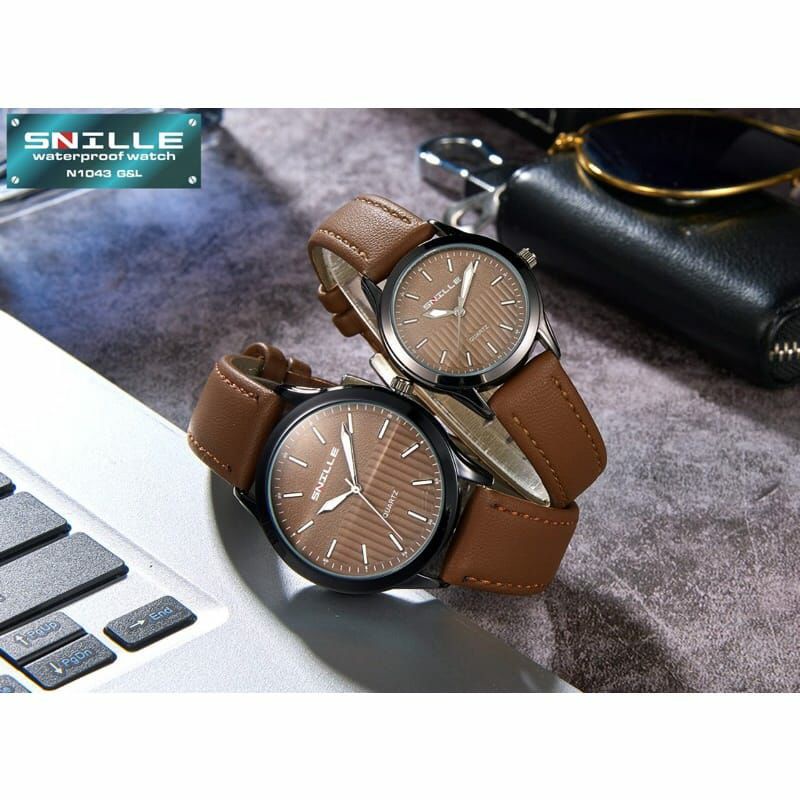 JAM TANGAN TERBARU BAHAN KULIT SINTETIS IMPORT BAYAR DITEMPAT