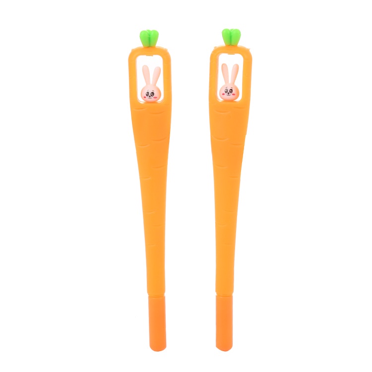 

COD 1 LUSIN PULPEN GEL MOTIF CARROT/PULPEN AIR BENTUK WORTEL LUCU ATK