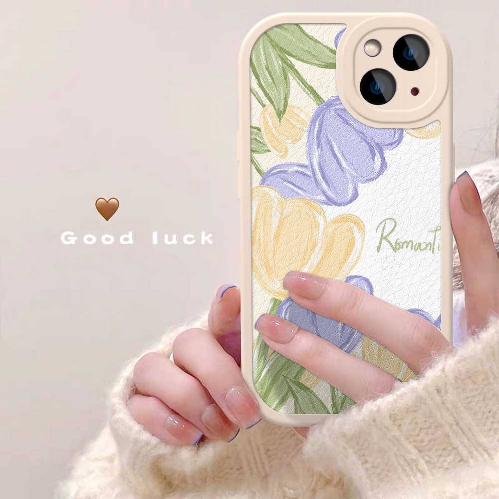 Soft Case Silikon Motif Bunga Untuk iPhone 11 12 13 14 Pro Max X XS Max XR 7 8 14 Plus SE 2020 2022