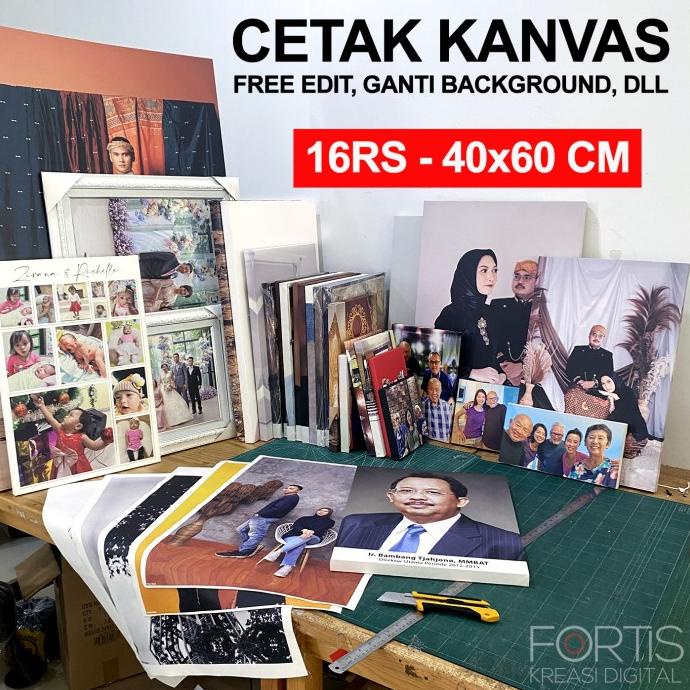 Cetak Foto Kanvas/Canvas Photo Print 40 X 60