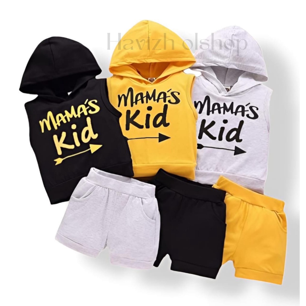 stelan hoodie mama's kids 1-6thn / pakaian anak