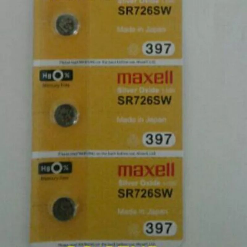 baterai maxell sr726 sw 397 original