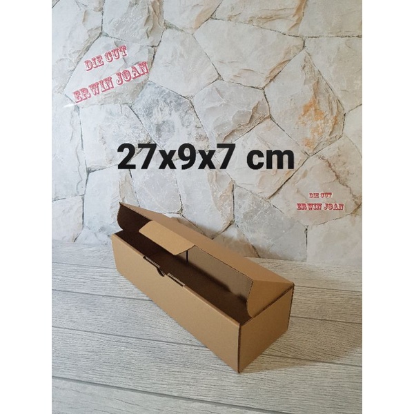 

Kardus Box uk 27x9x7 cm Kotak Karton Diecut