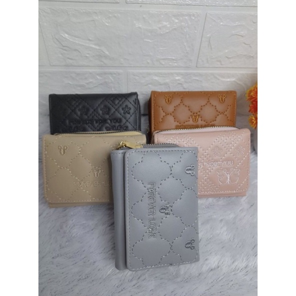 dompet lipat 3 mini/ dompet kartu wanita terlaris