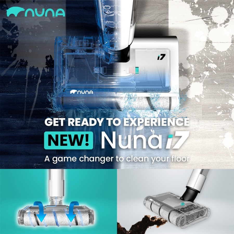 NUNA i7 Self Cleaning Floor Washer Vacuum Cleaner