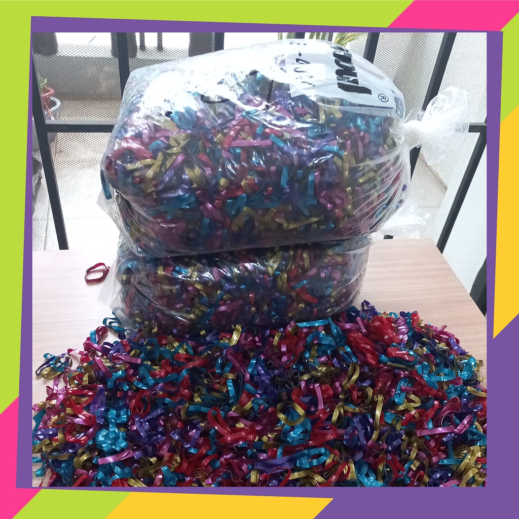 1814 [Grosir] isi 1kg karet Jepang ukuran L warna metalik