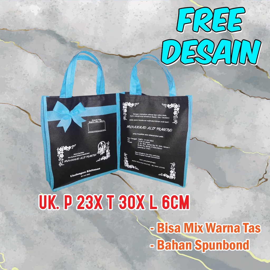 TAS SOUVENIR PERNIKAHAN / TAS SOUVENIR CUSTOM MURAH