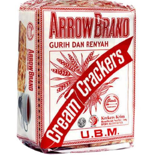 

Dikirim secepatnya--UBM Arrow Brand Cream Crackers 350 gr Biskuit Krim Kraker Merk Arrow Snack Murah