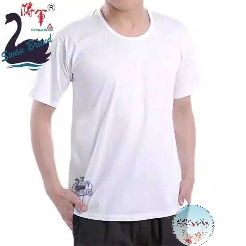 Kaos Oblong Pria Lengan Pendek Swan