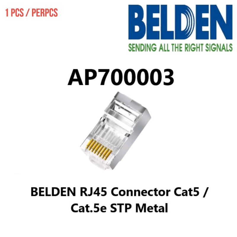 Konektor RJ45 Cat5e STP AP700003 BELDEN ORIGINAL Perpcs / Satuan