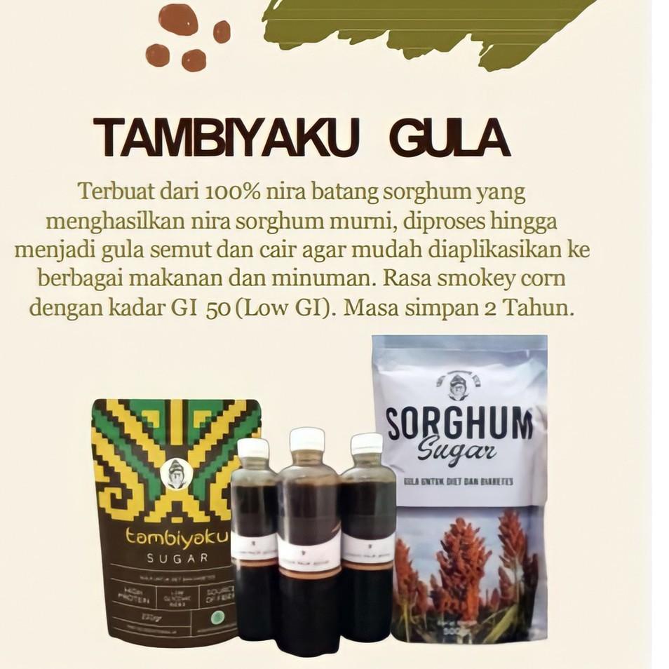 

Lariz manis--Tambiyaku - Gula Rendah Kalori Gula Sorghum 220 Gr Kemasan Ekonomis Untuk Diet Dan Diabetes