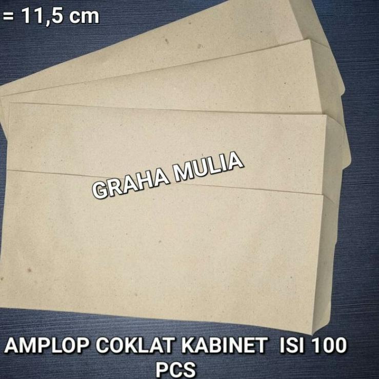 

Serbu Baru AMPLOP COKLAT KABINET (11,5 x 27 cm) ISI 100PCS