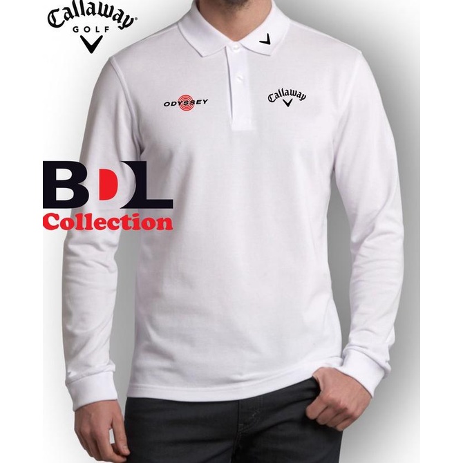 Kaos Kerah Lengan Panjang Polo Shirt Callaway Golf Odissey 3XL-XXXL